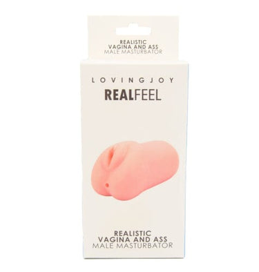 Elegant display of the Loving Joy Male Masturbator with intricate ribbed canals - a sophisticated vagina and ass stroker designed for intense sensations.